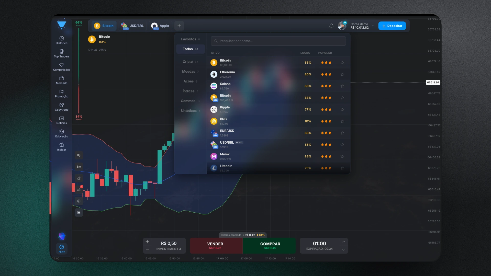 Comparação entre plataformas de trading com checklist de critérios para escolher corretora