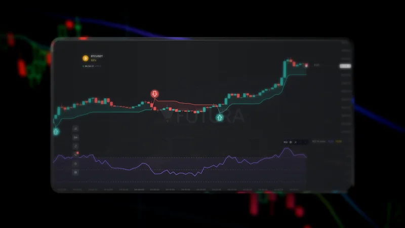 Gráfico da plataforma Futura Broker com indicação das sessões de mercado e horários de maior volatilidade